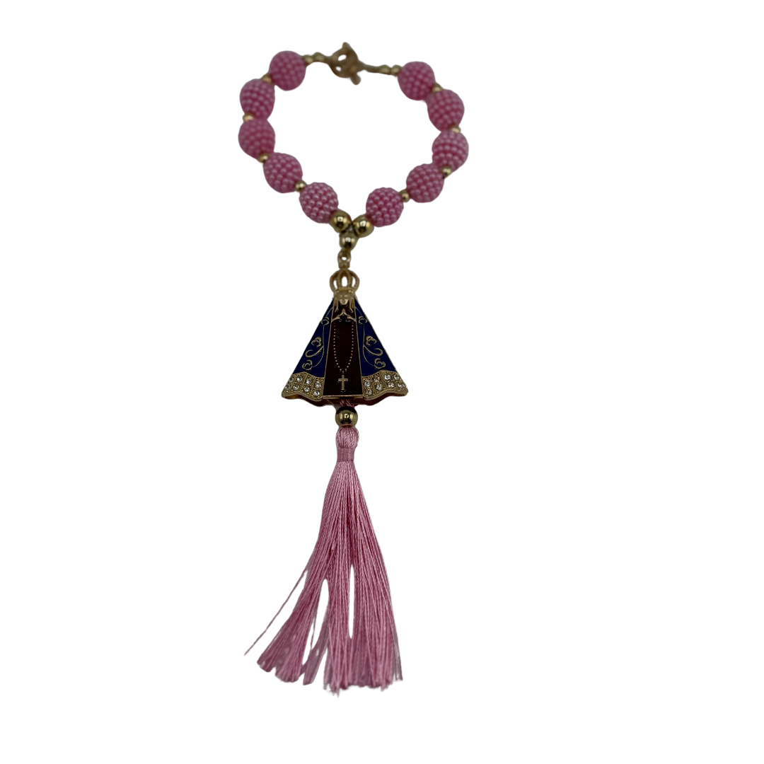 Car Stylized Pearls Our Lady of Aparecida Tenacity