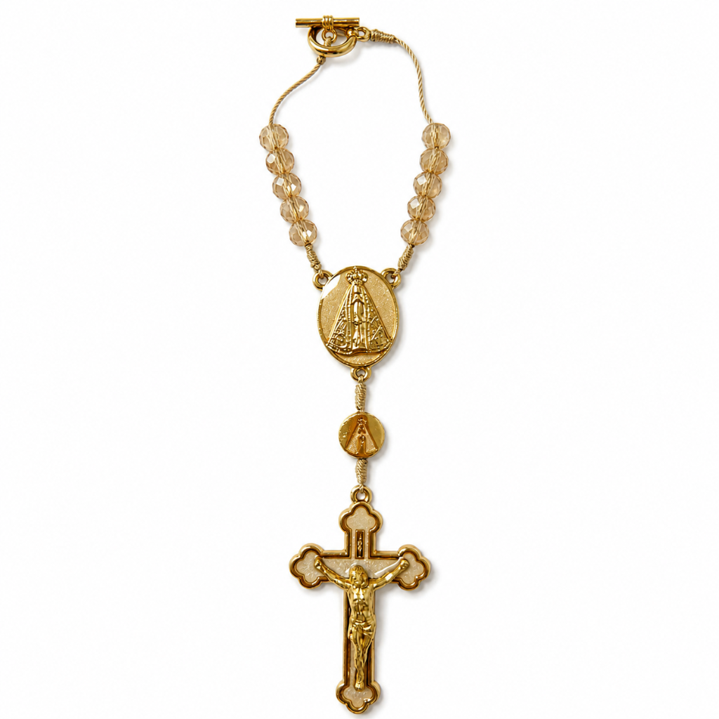 Dezena de Nossa Senhora Aparecida - Cristal Champanhe