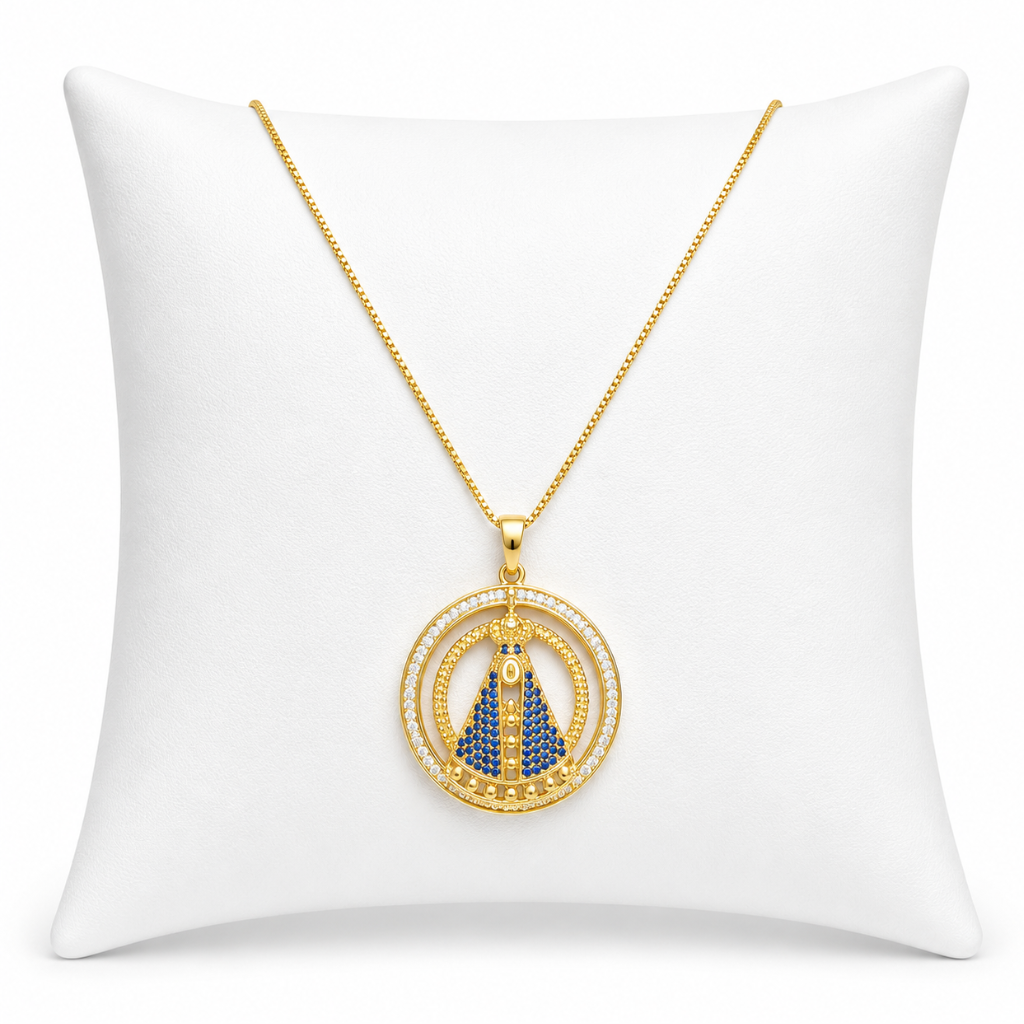 Colar Nossa Senhora Aparecida Luxo