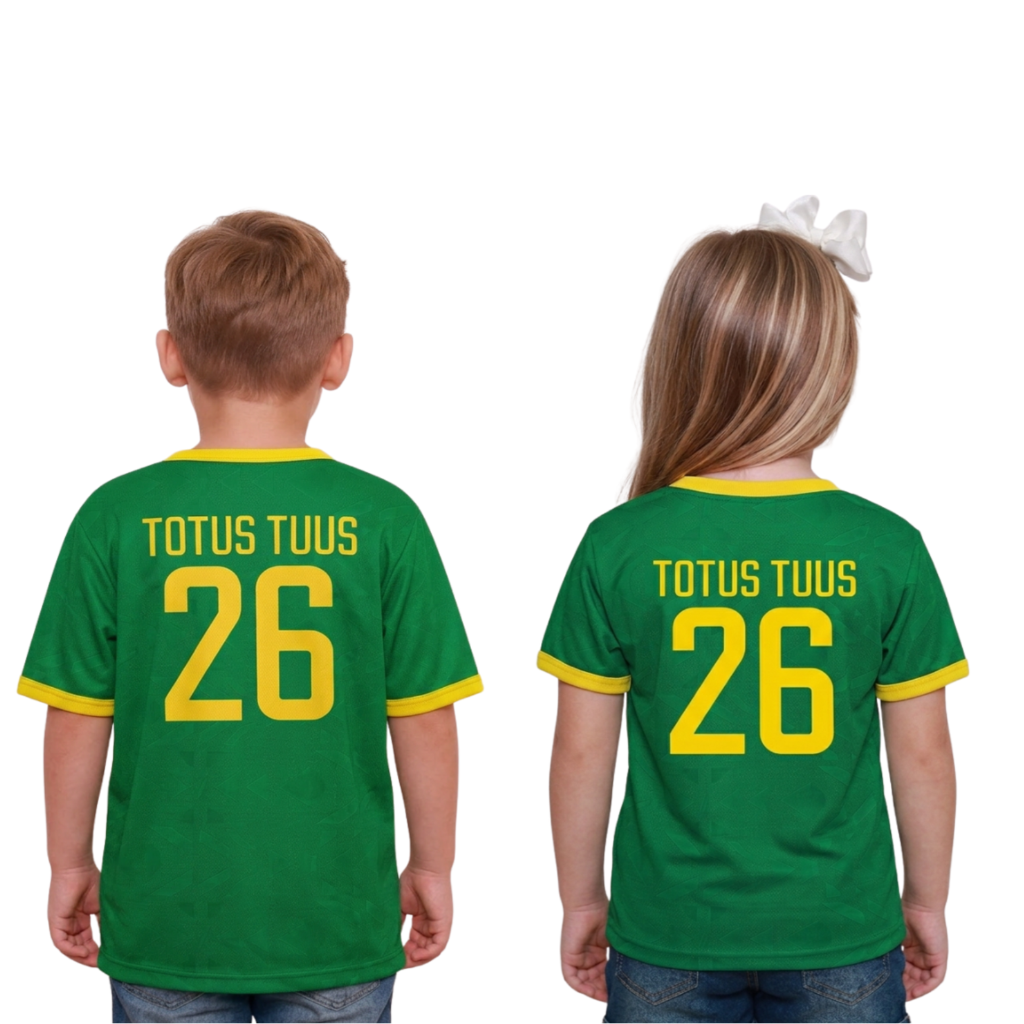 Camiseta Infantil Brasil Totus Tuus