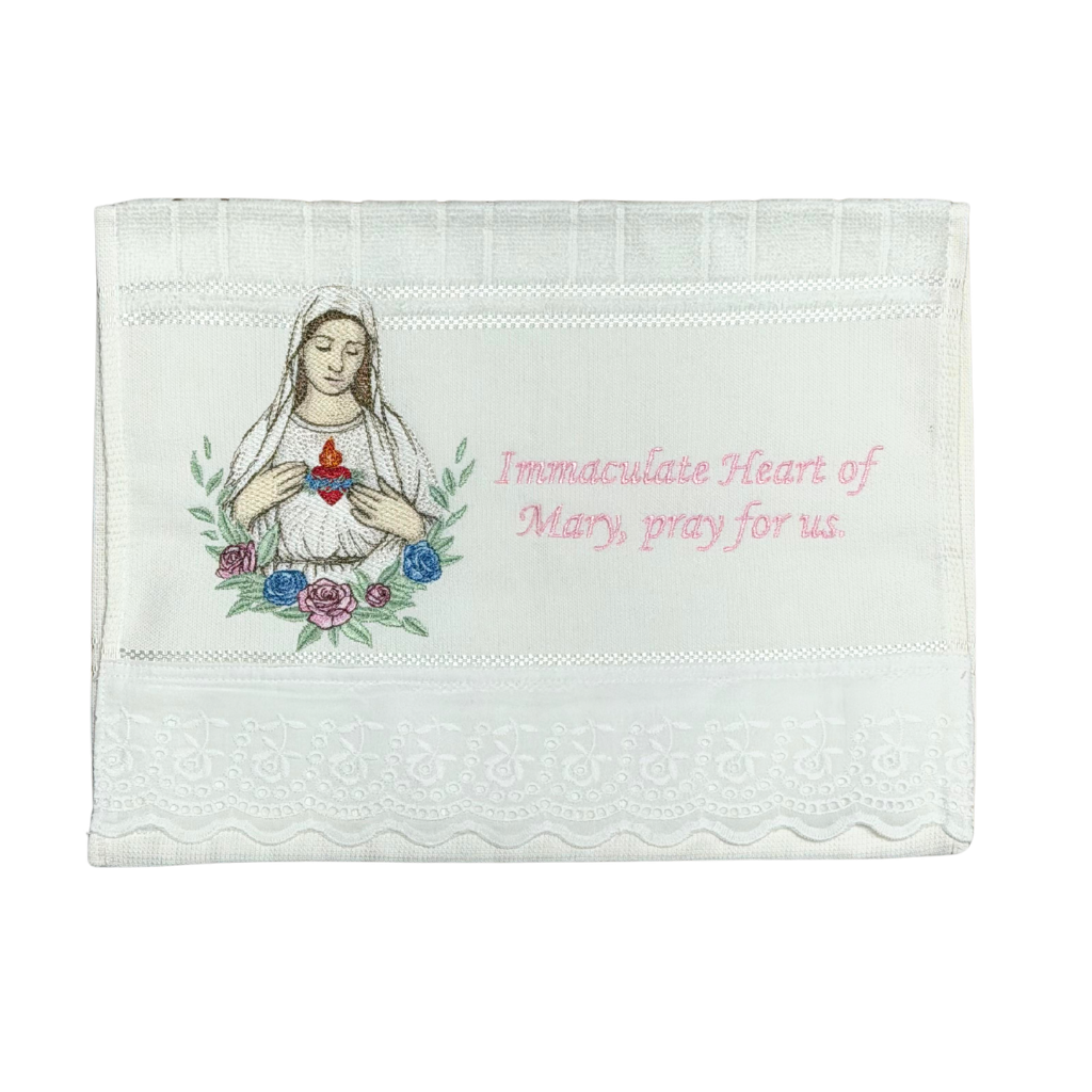 Guest Towel - Mary Pray For Us