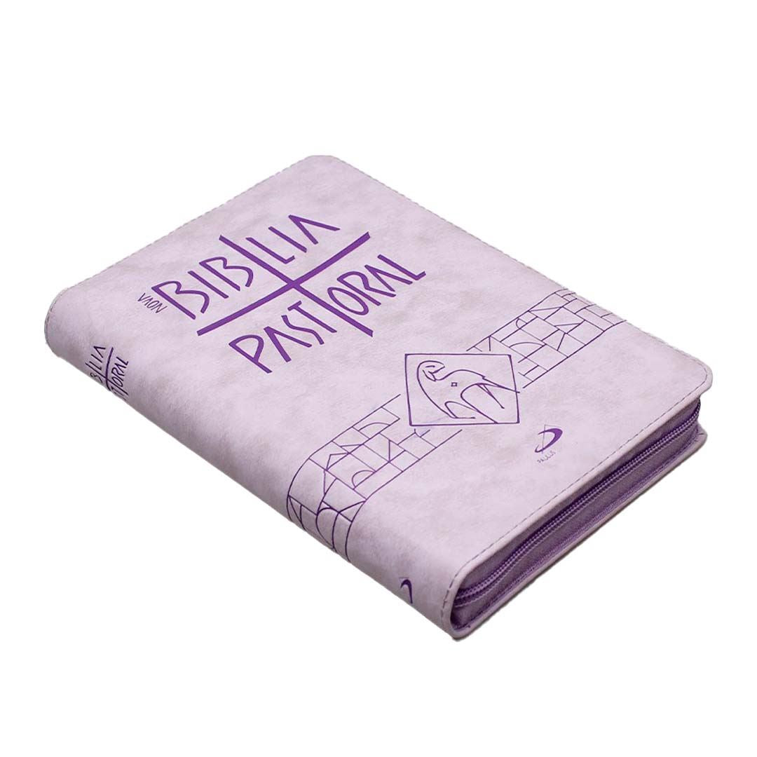 Holy Bible With Zipper Pastoral - lilac