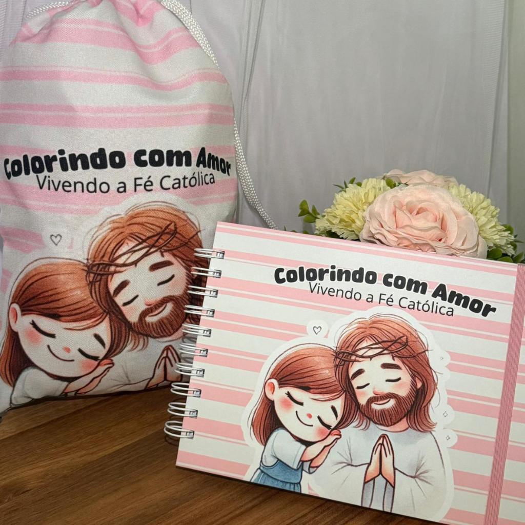 Colorindo a Fé com Amor – Kit Católico Infantil