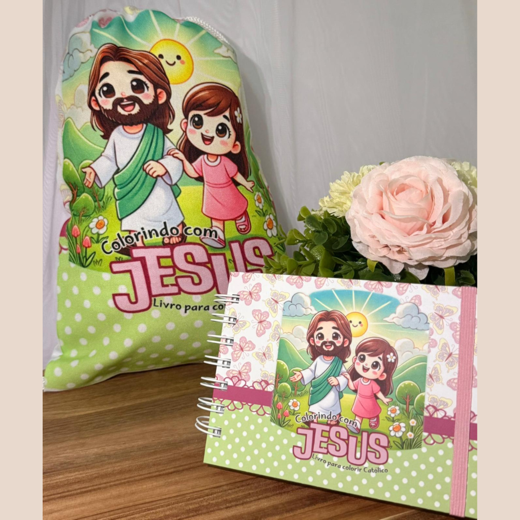 Colorindo a Fé com Amor – Kit Católico Infantil