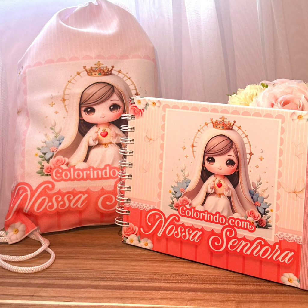 Colorindo a Fé com Amor – Kit Católico Infantil