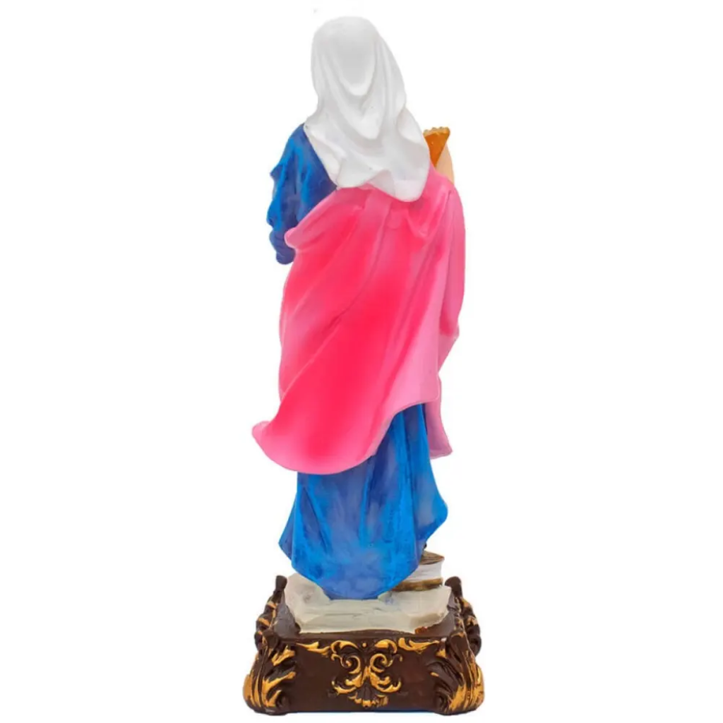 Santa Cecília 16 Cm Em Resina