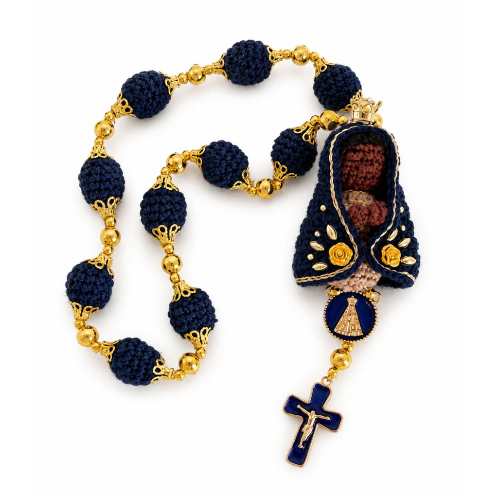 Dezena em crochê de Nossa Senhora Aparecida