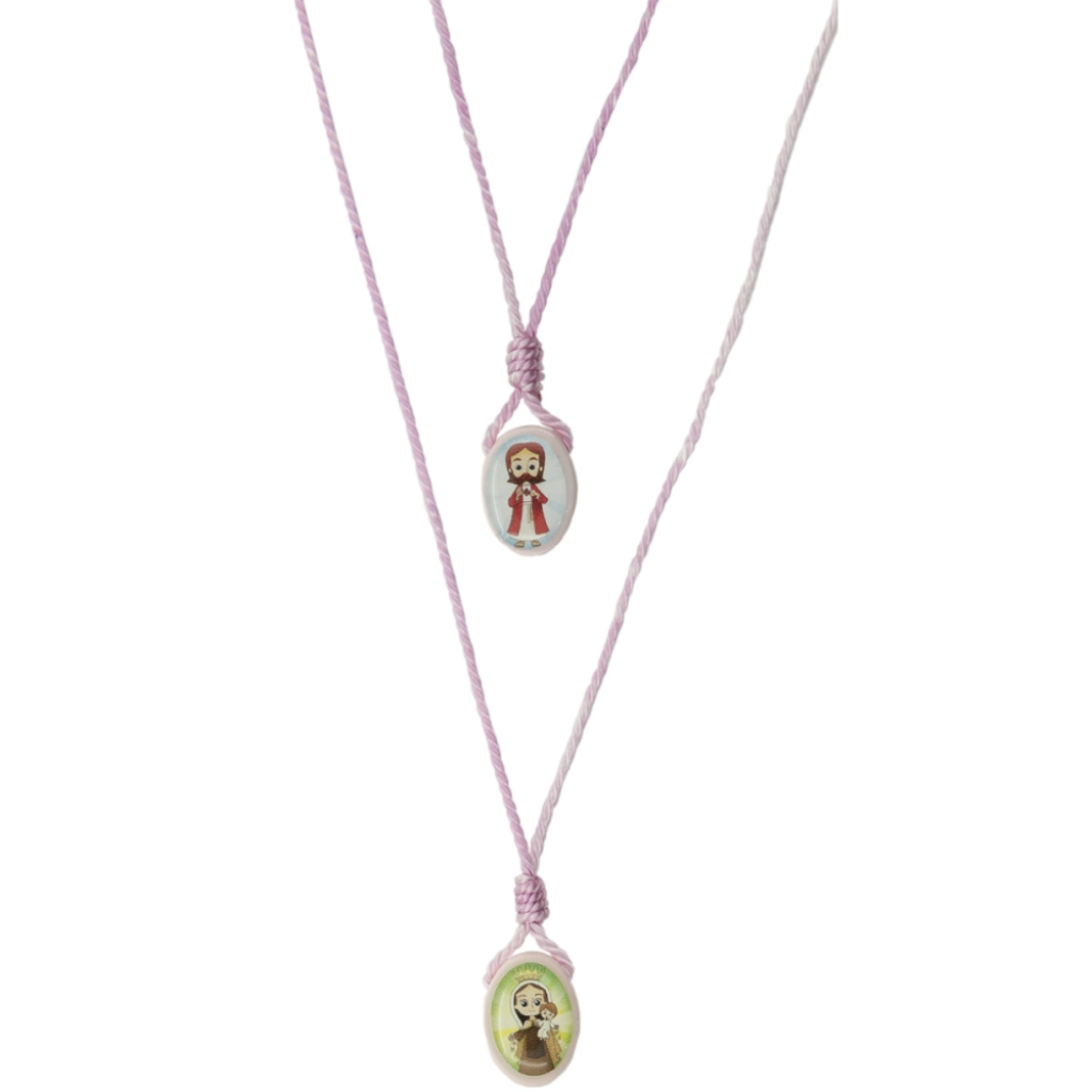 Children's Pink Scapular of Our Lady of Mount Carmel