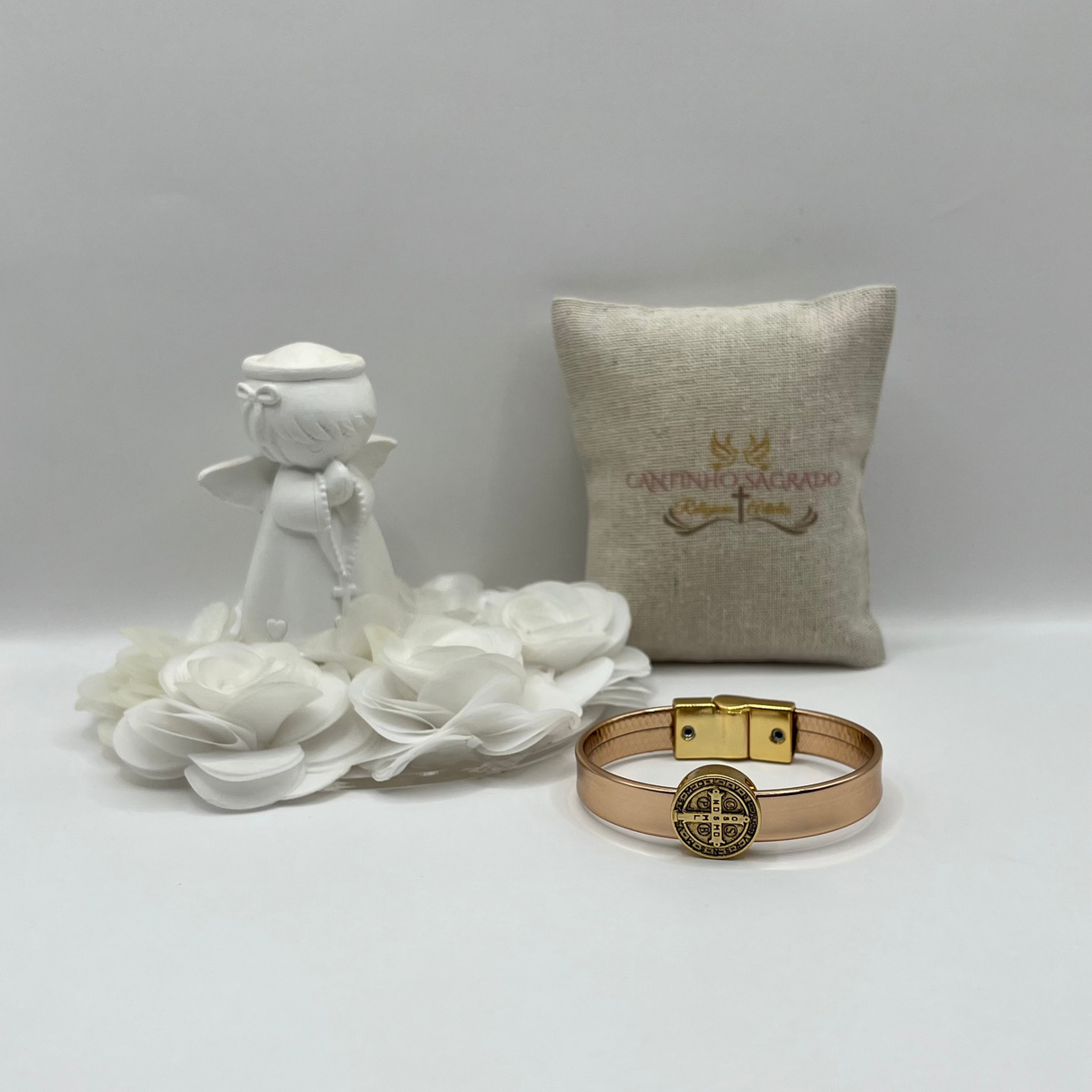 Pulseira Feminina em Corino São Bento