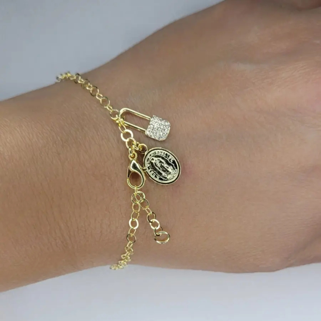 Pulseira Cadeia de Consagração - Nossa Senhora das Graças