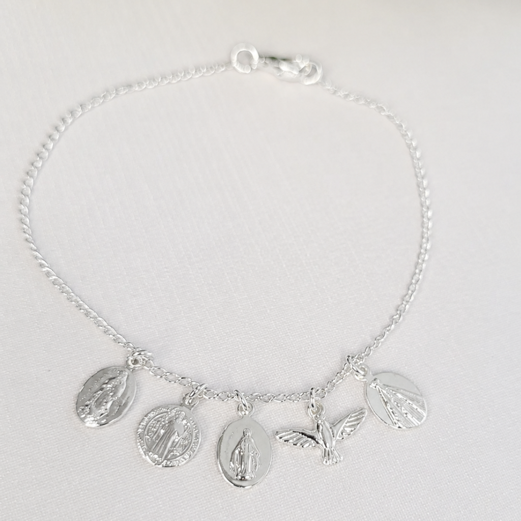 Pulsera Colgantes Religiosos