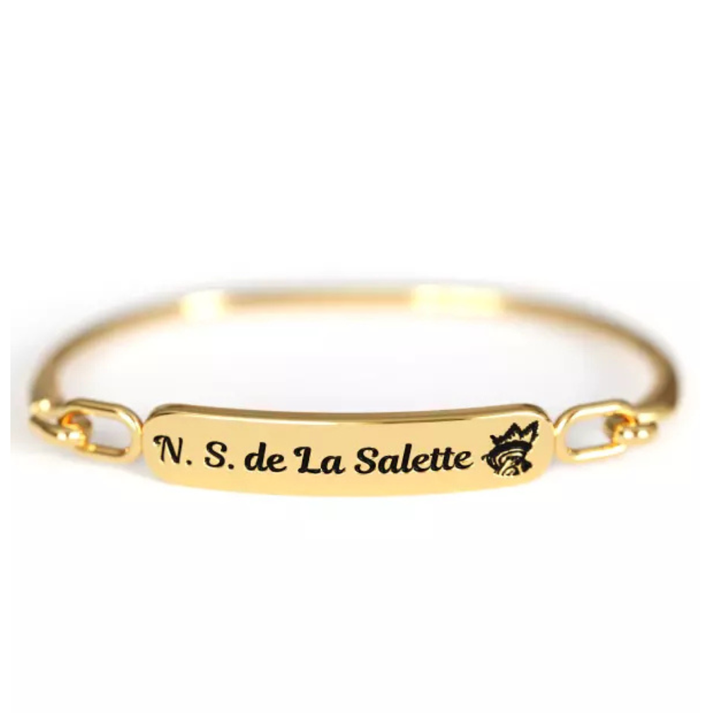 Pulseira Nossa Senhora de La Salette Dourada