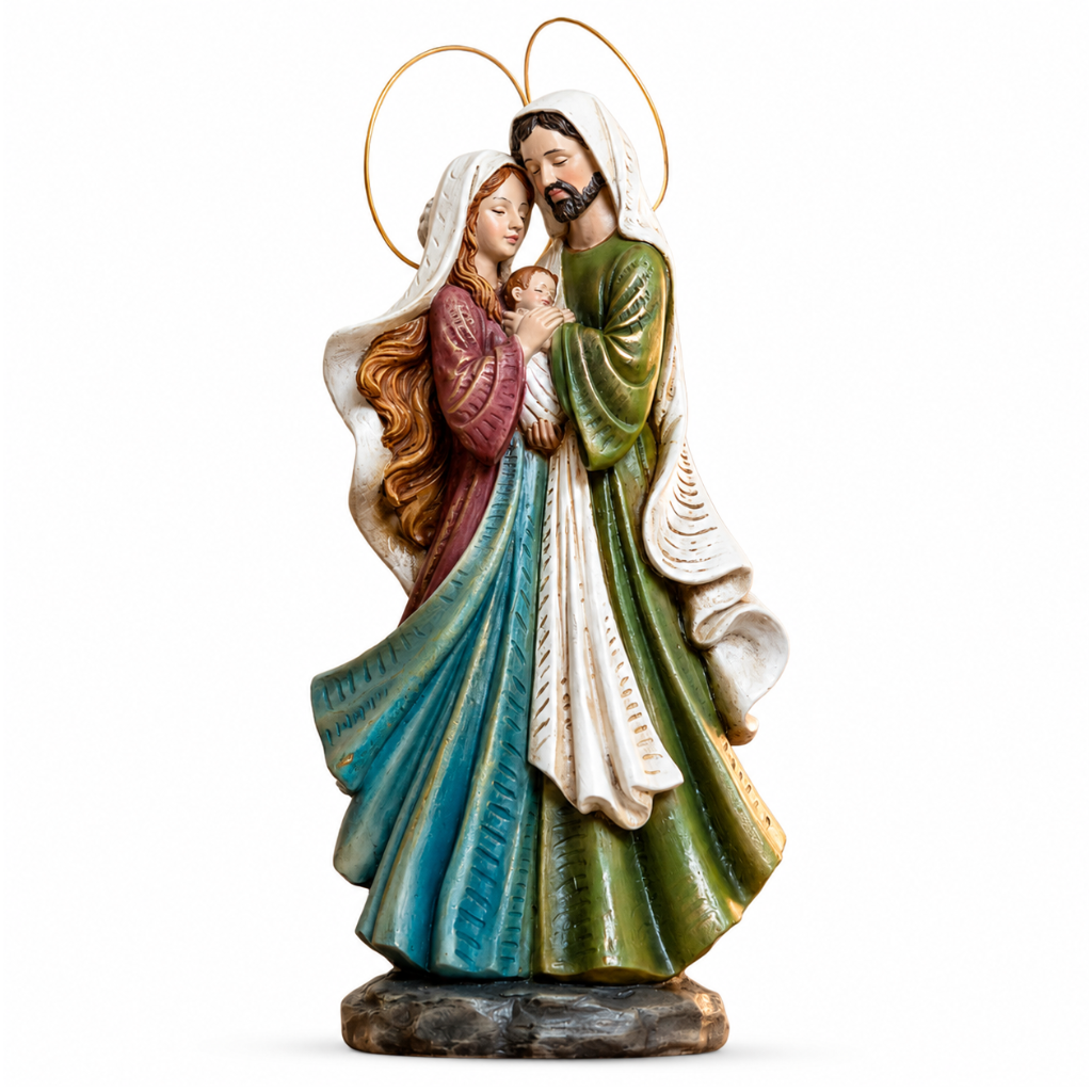 Sagrada Família Afetuosa 20cm - Linha Euro