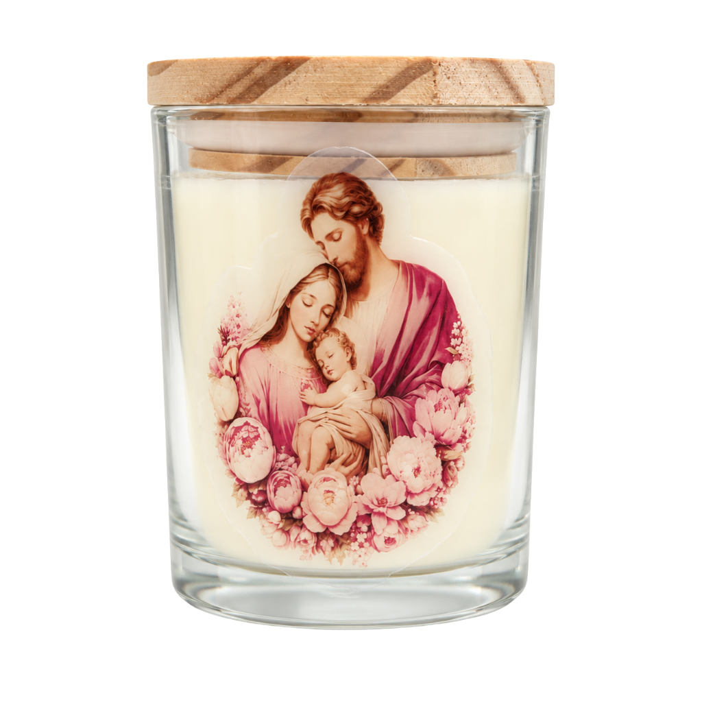 Vela Perfumada Sagrada Família Floral