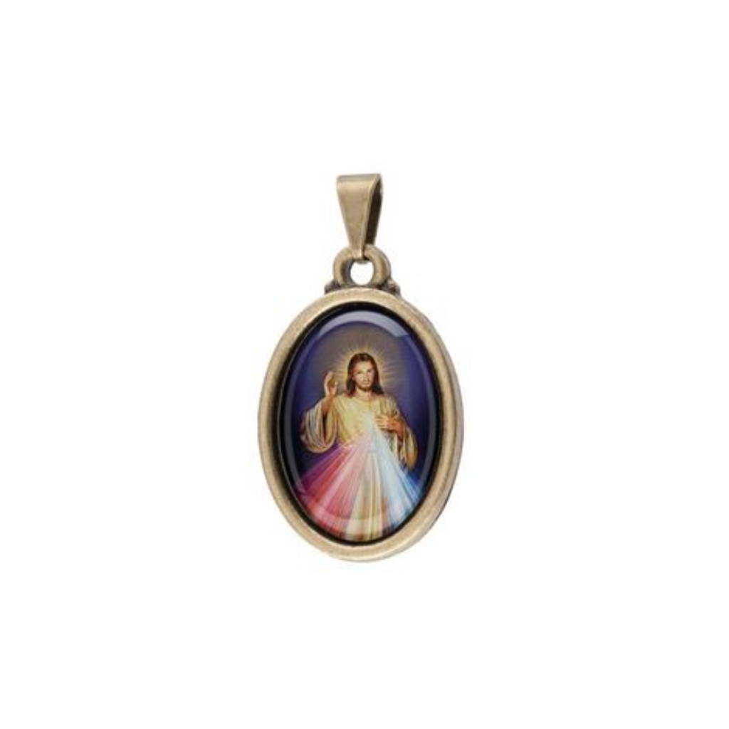 Medalha Oval Jesus Misericordioso sem Cordão