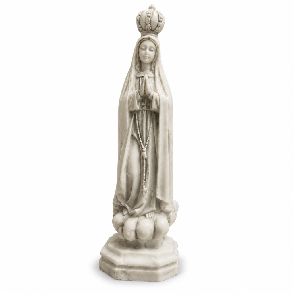 Imagem de Nossa Senhora de Fátima de Mármore - 20 cm
