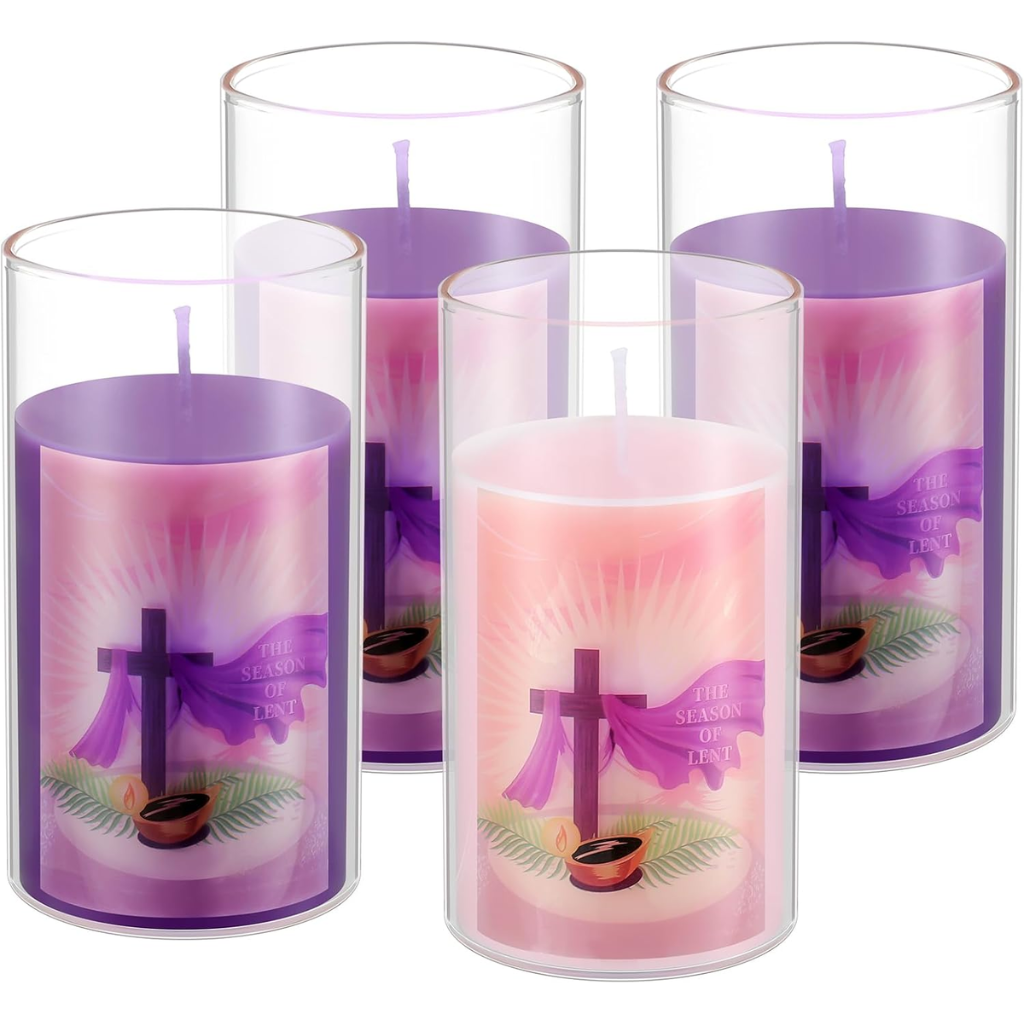Conjunto de 4 velas - Quaresma