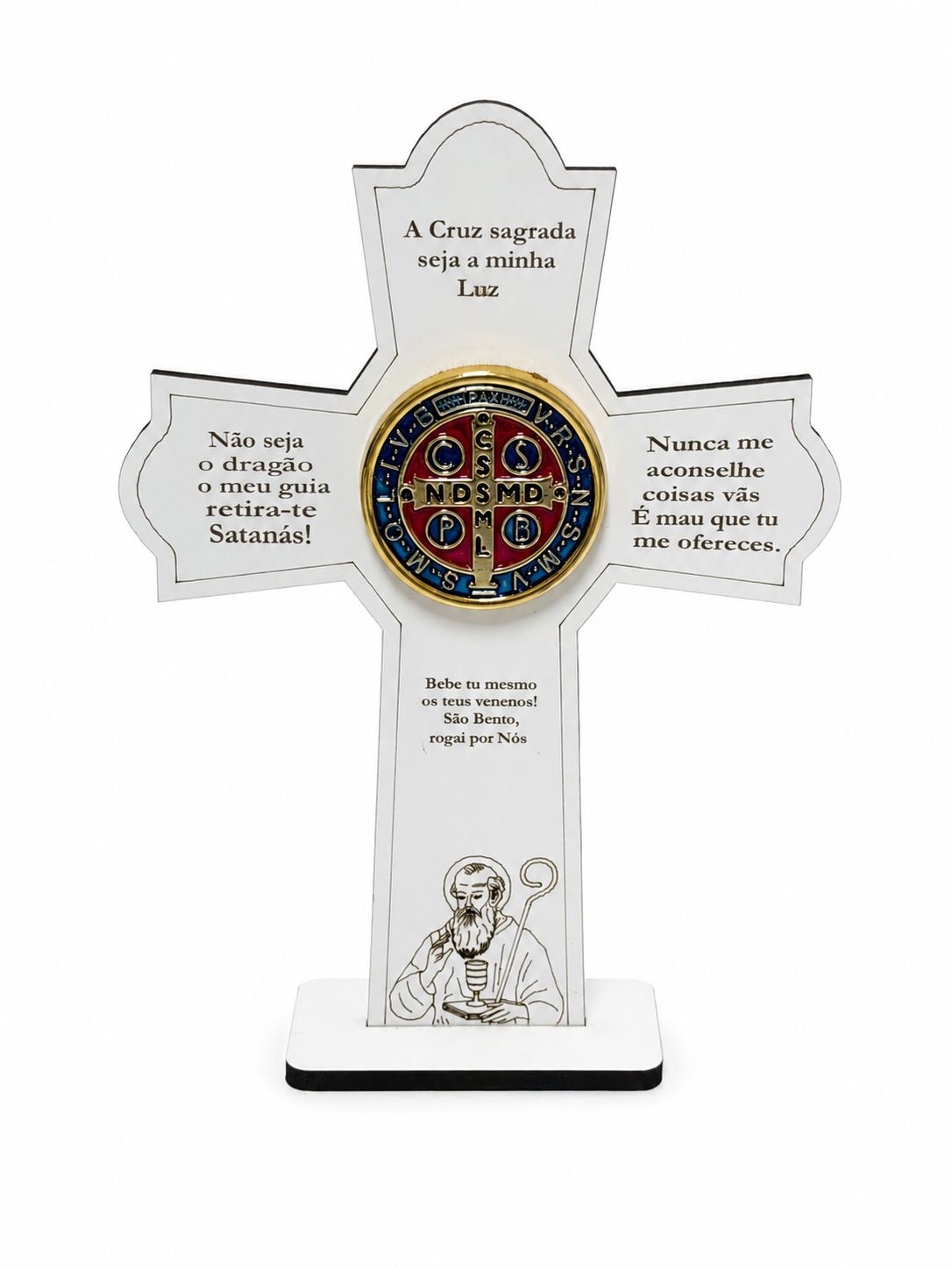 Cruz de Mesa de São Bento - 20cm