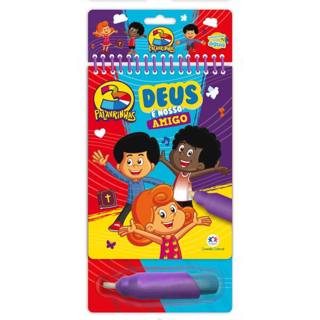 3 Palavrinhas - Deus é nosso amigo - Aquabook