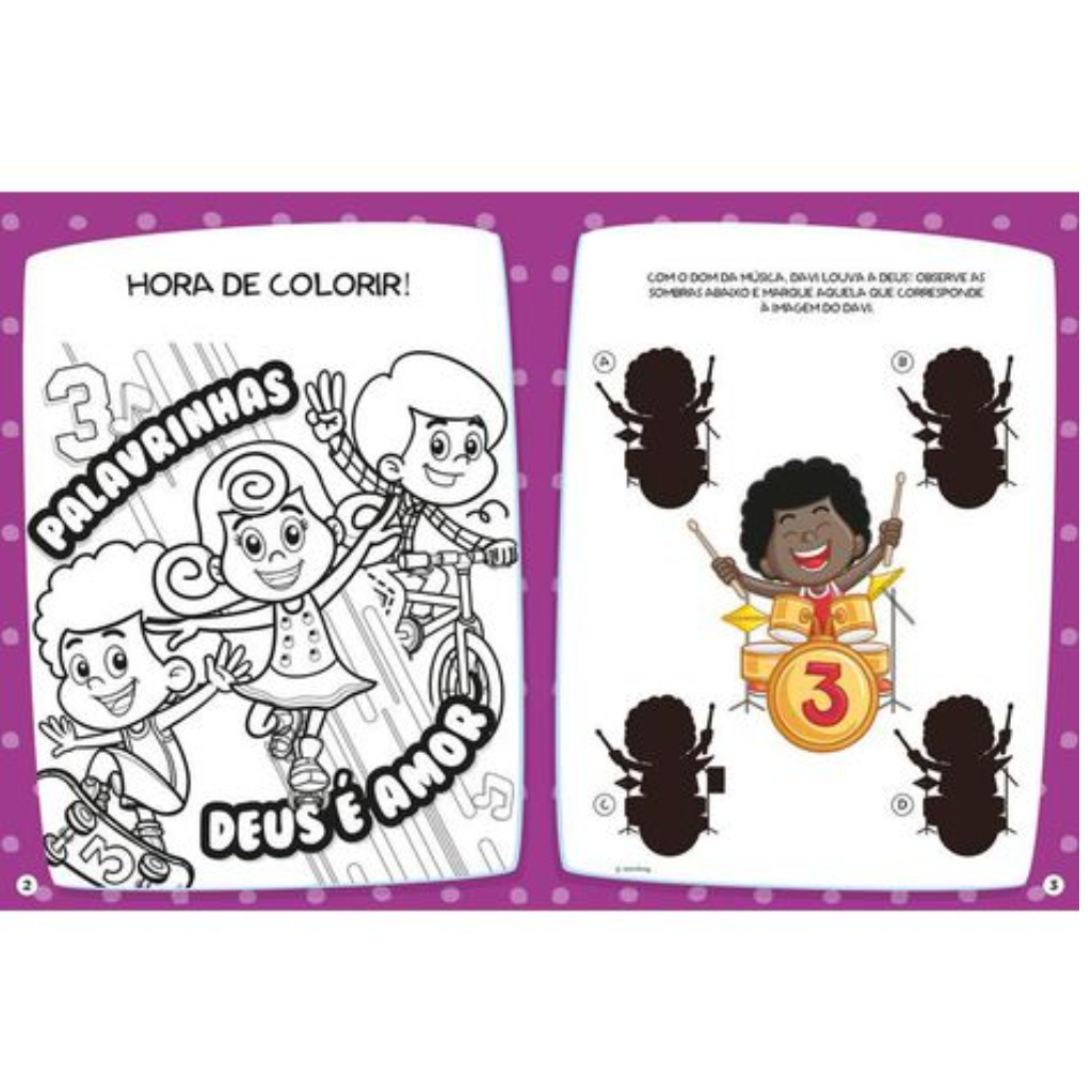 3 Little Words - God is so good - with colored pencils