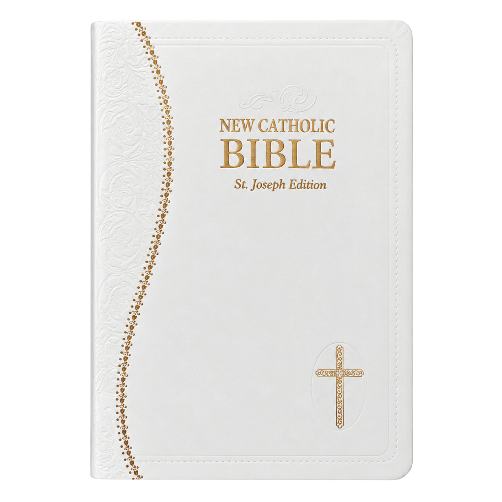 New Catholic Bible | Saint Joseph Edition | White Cover