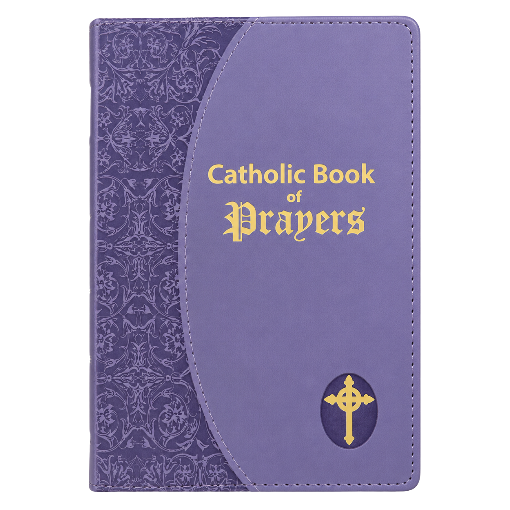 Catholic Book Of Prayers-Lavender Imitation Leather