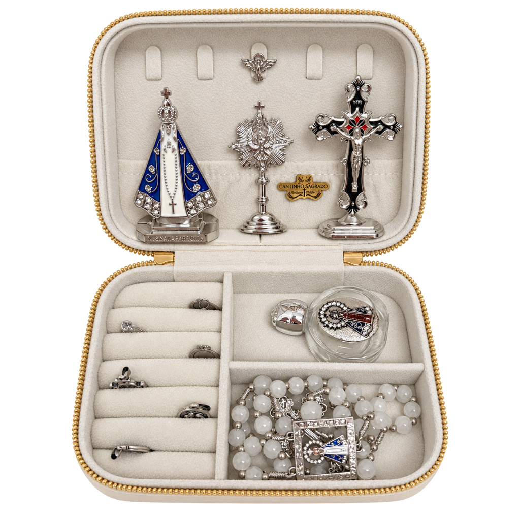 Mini Oratório Portátil de Nossa Senhora Aparecida