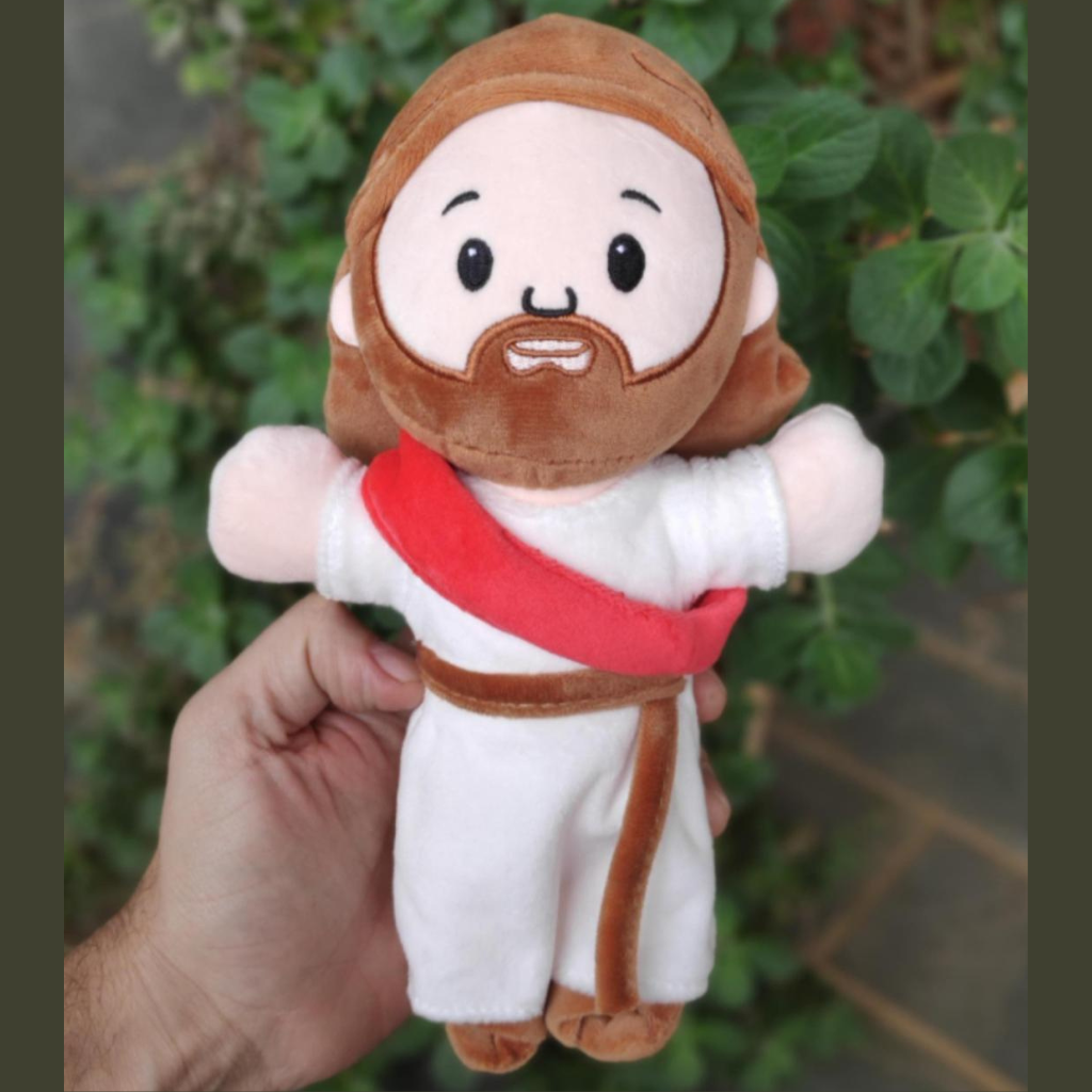 Jesus Cristo Pelúcia Luxo Boneco