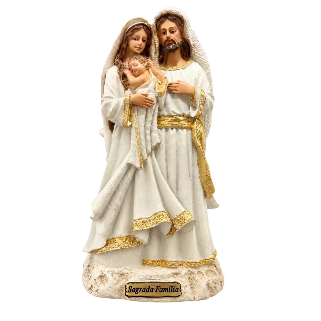 Imagem da Sagrada Família - 20cm Branca