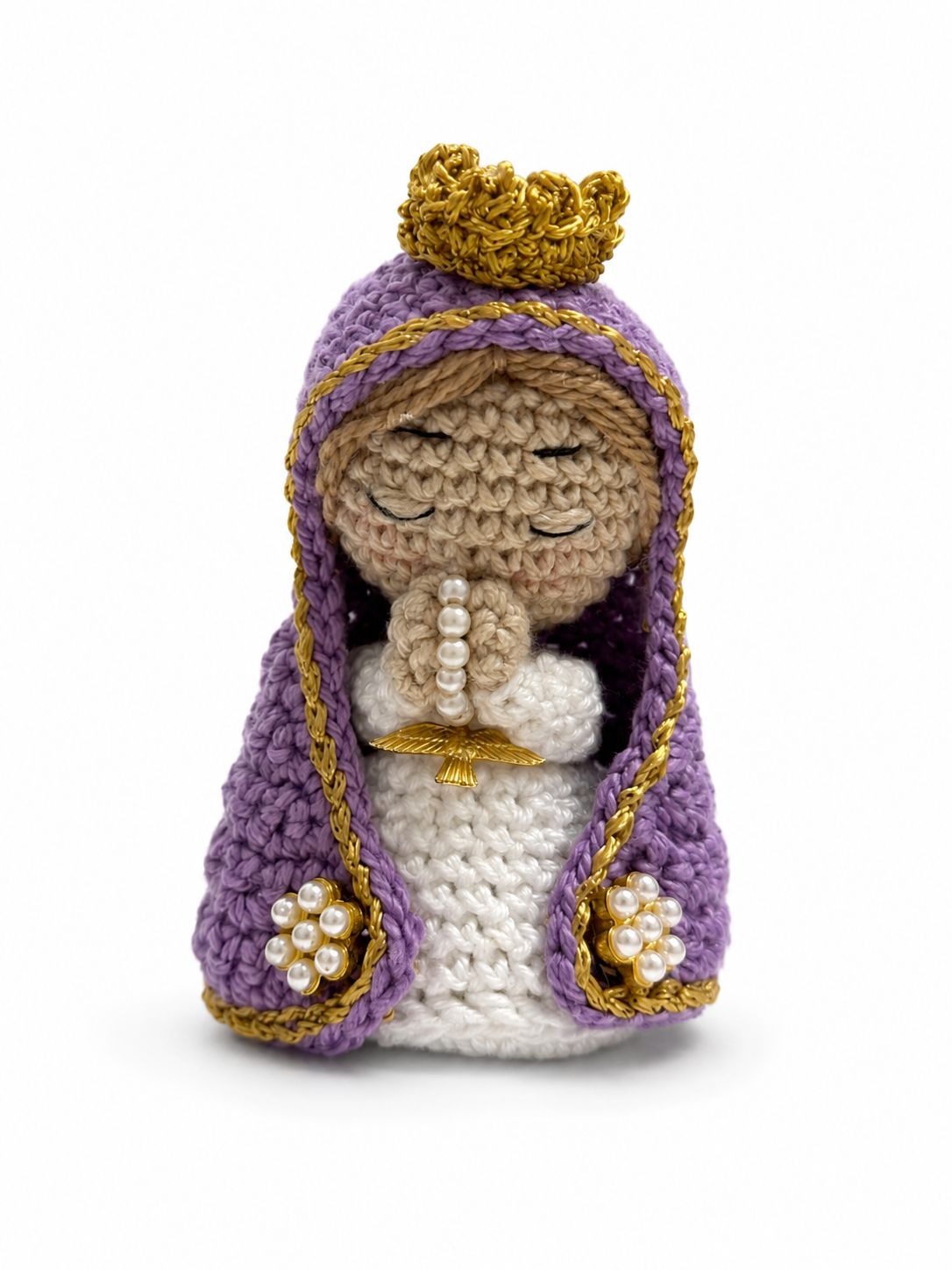 Mini Santinha - Roxo - 9cm