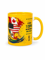 Caneca Copa do Mundo 2026 - amarelo