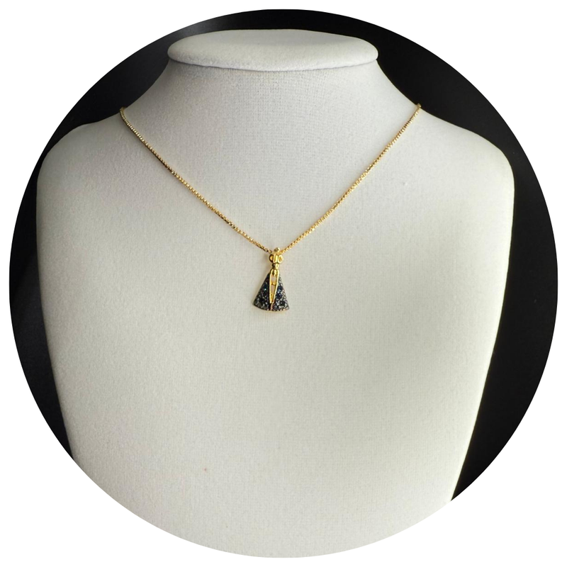 Our Lady of Aparecida Semi-Jewelry Necklace