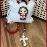 Terço N.S. Desatadora dos Nós Vermelho