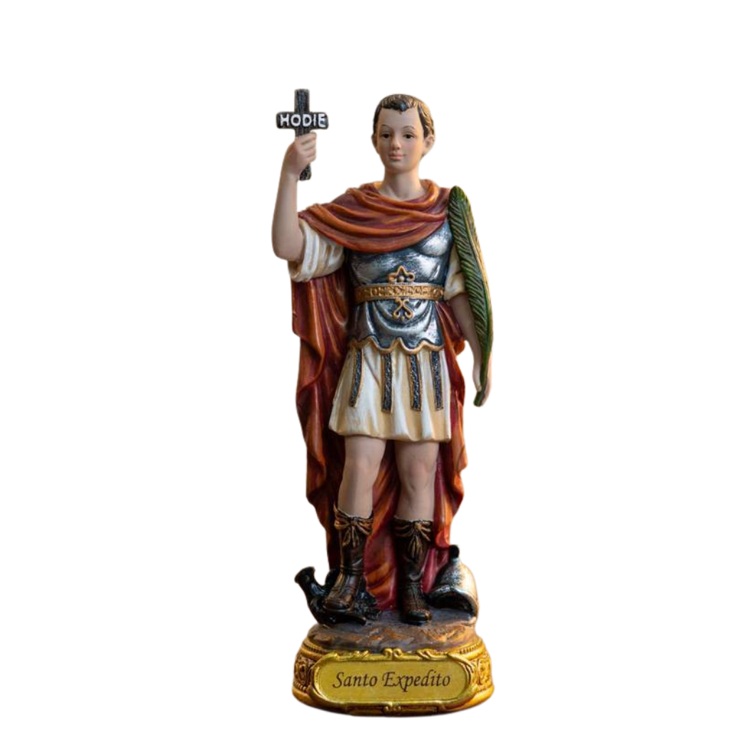 San Expedito 13cm Resina