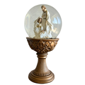 Globe Nativity Scene with Light and Glow