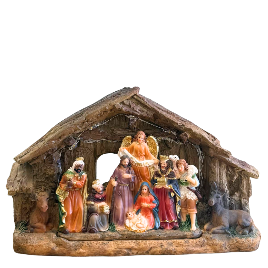 Presépio Completo com Luz