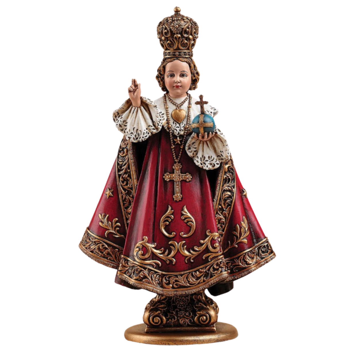 Imagen del Niño Jesús de Praga de 15,2 cm