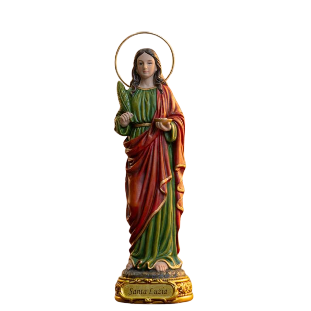 Santa Luzia 20cm Resina