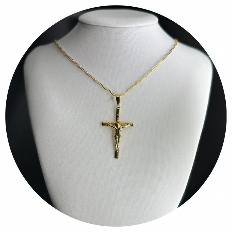 Semi-Jewelry Crucifix Chain