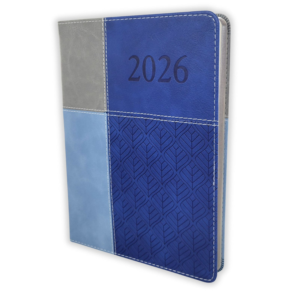 Agenda Ejecutiva 2026 Tesoros de Sabiduría Azul y Gris