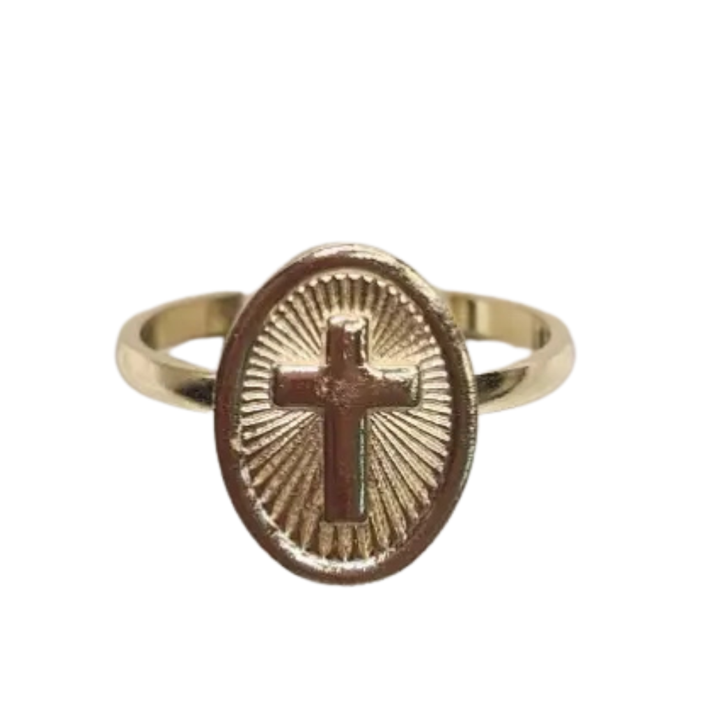 Anillo Cruz – Fe y Protección