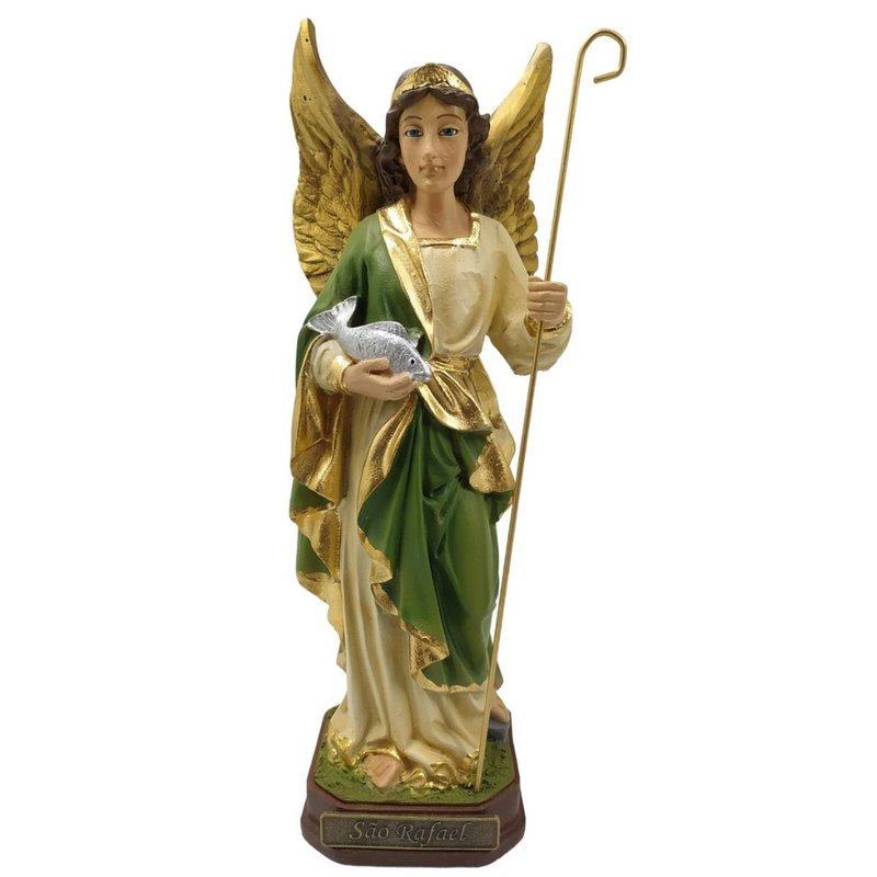 National Resin Image of Saint Raphael 20cm