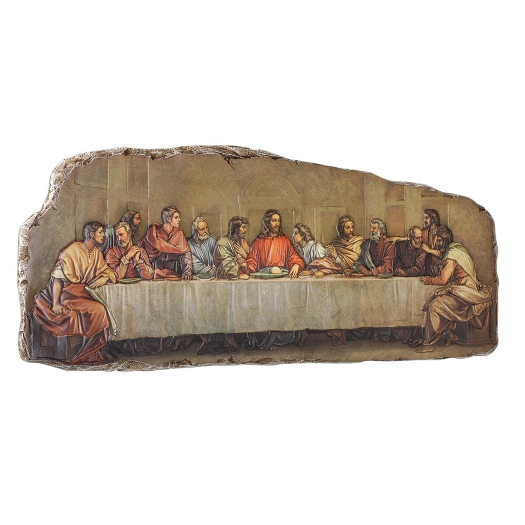 Cena Esculpida da Última Ceia 20cm