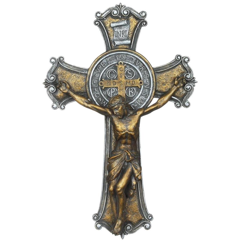Crucifixo de São Bento - 26cm