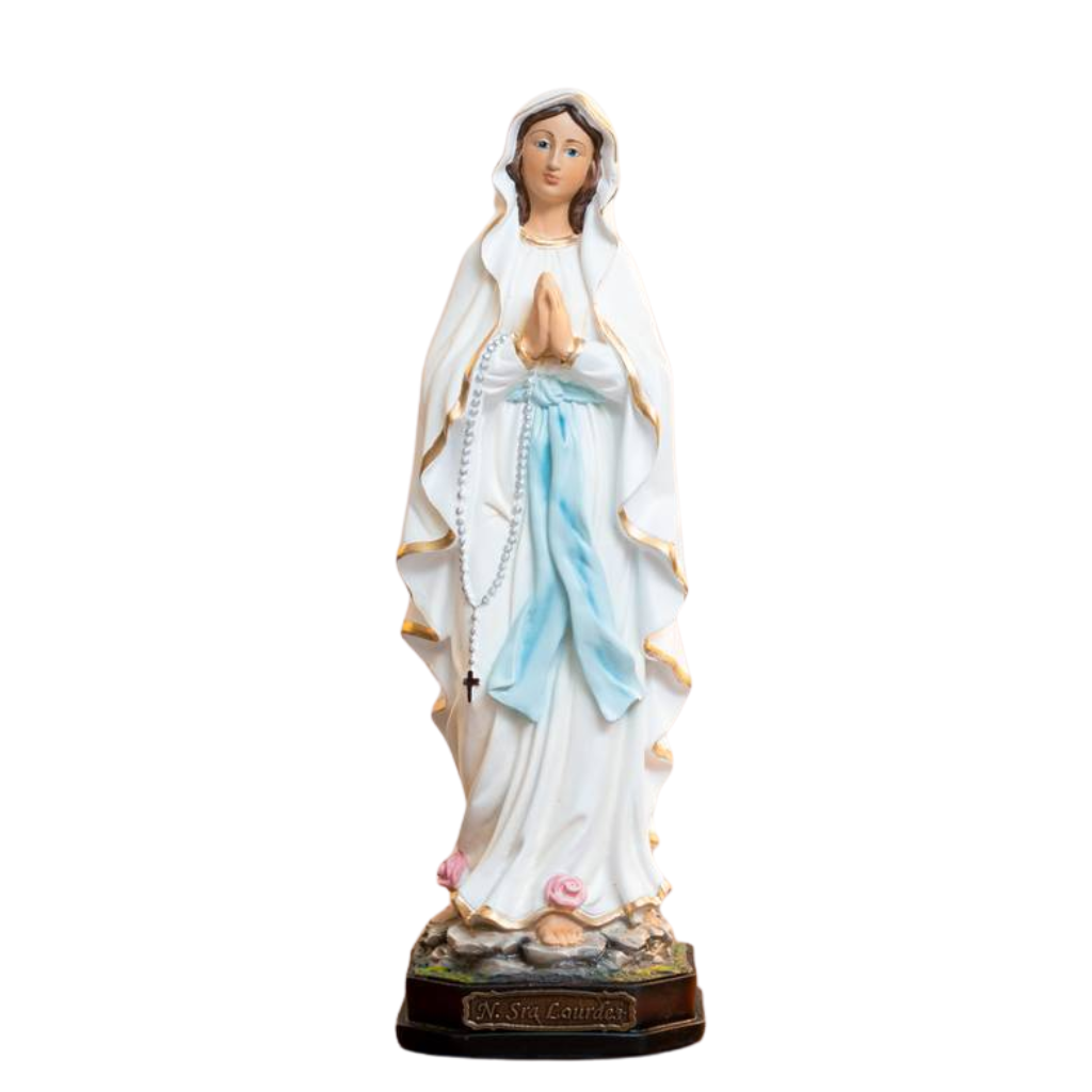 Our Lady of Lourdes 30cm Resin