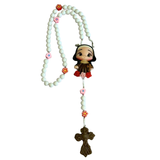 Terço Santa Teresinha –  Branco Fosco