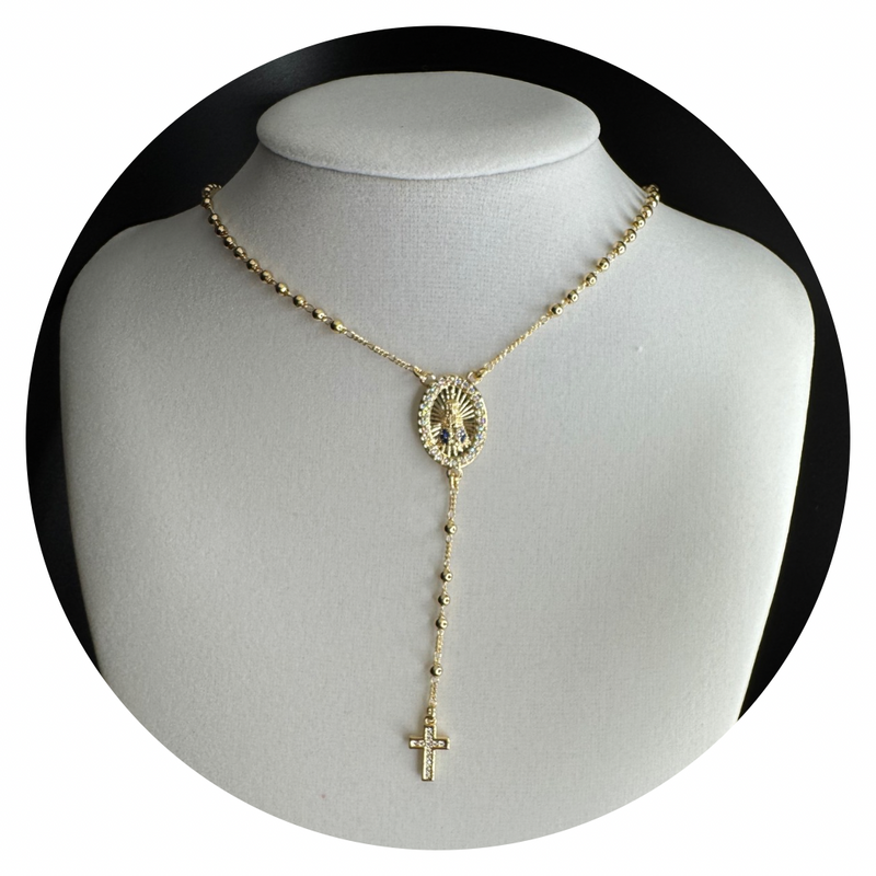 Semi-Jewelry Rosary Necklace