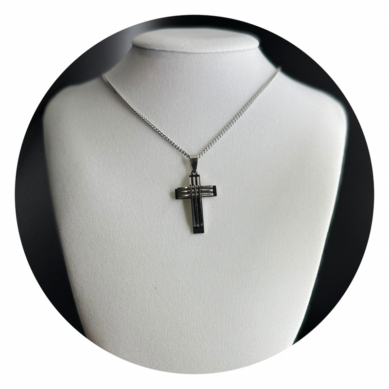 925 Silver Crucifix Chain