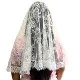 Véu Tradicional Nossa Senhora de Fátima Branco