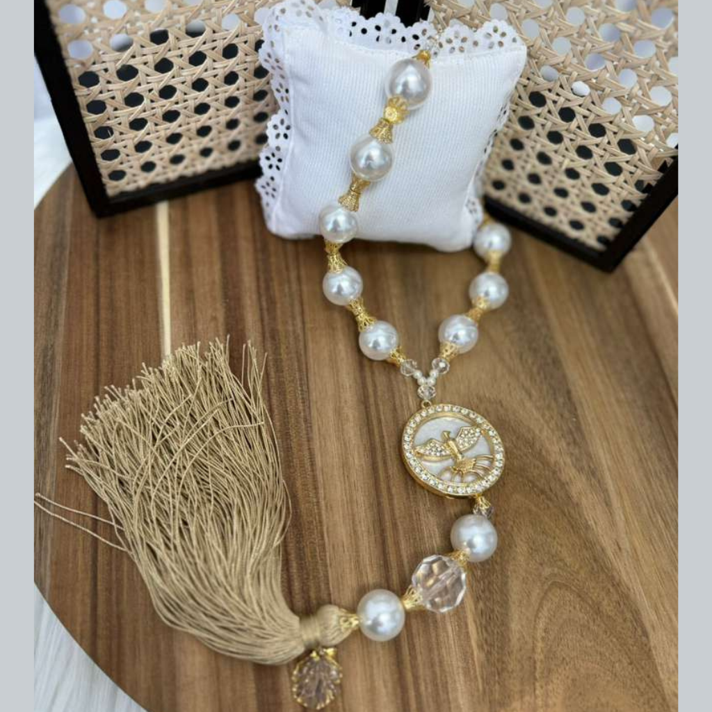 Decorative Rosary of the Holy Spirit – Round Medal